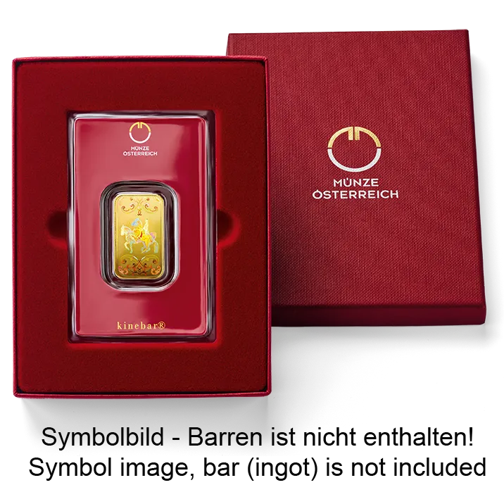 Barrenverpackung 10 Gramm Goldbarren